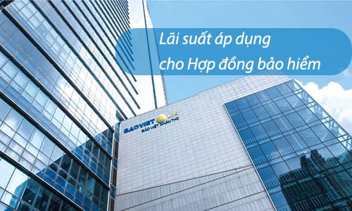 Thông báo các mức lãi suất áp dụng cho Hợp đồng bảo hiểm