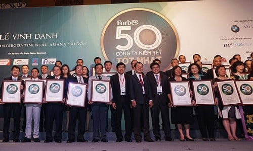 Tập đoàn Bảo Việt: TOP 50 doanh nghiệp niêm yết tốt nhất Việt Nam do Tạp chí Forbes bình chọn