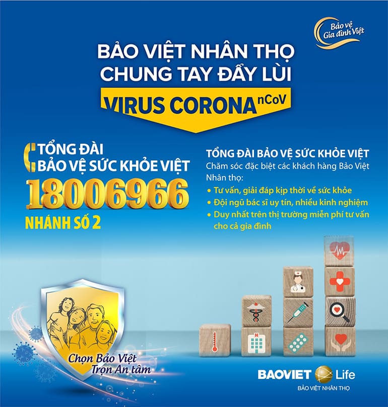 Tổng đài Bảo Vệ Sức Khỏe Việt của Bảo Việt Nhân thọ 