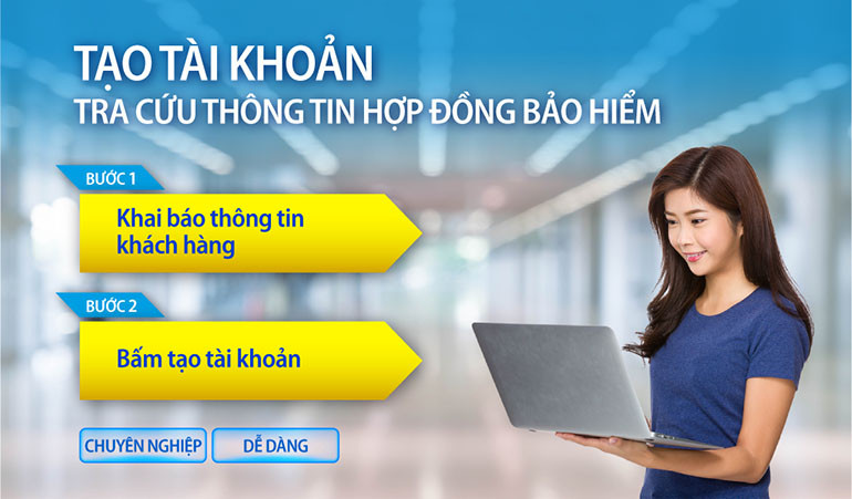 Tạo tài khoản MyBVLife