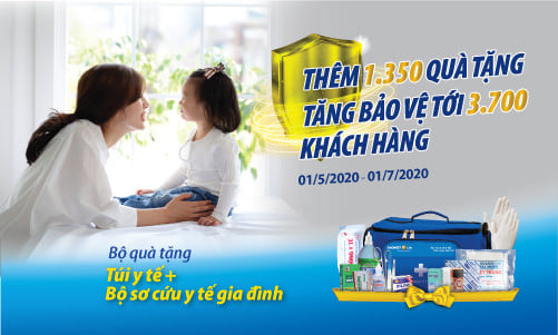 Tăng thêm 1.350 Bộ quà tặng trong CTKM "Thêm quà tặng, Tăng bảo vệ"