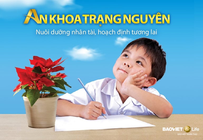 An Khoa Trạng Nguyên - bảo hiểm nhân thọ kèm y tế tốt nhất cho con trẻ