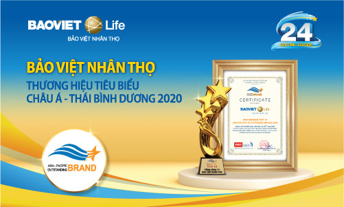 Bảo Việt Nhân thọ - “Thương hiệu Tiêu biểu châu Á - Thái Bình Dương 2020”
