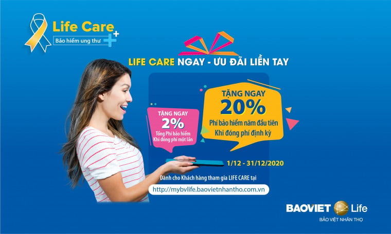 Chương trình khuyến mại LIFE CARE NGAY – ƯU ĐÃI LIỀN TAY