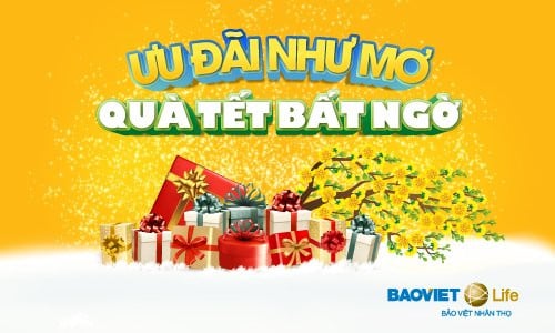 Chương trình khuyến mại "Ưu đãi như mơ - Quà tết bất ngờ"