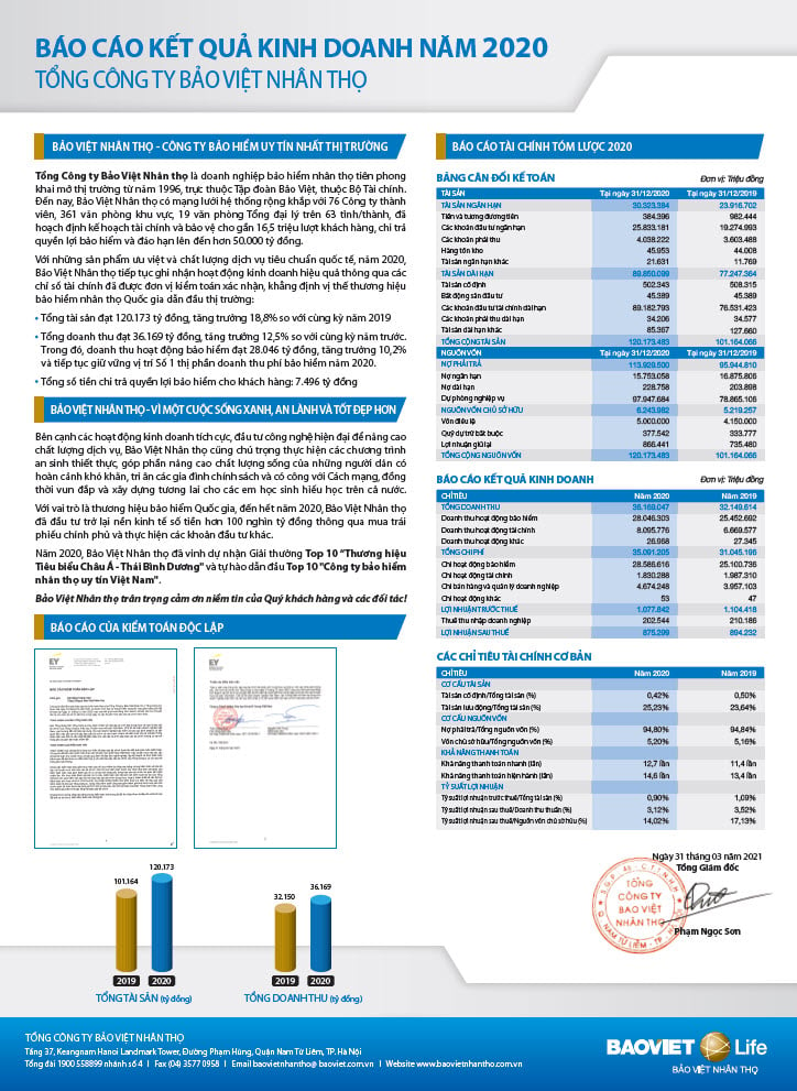  Báo cáo  Tài chính  2020