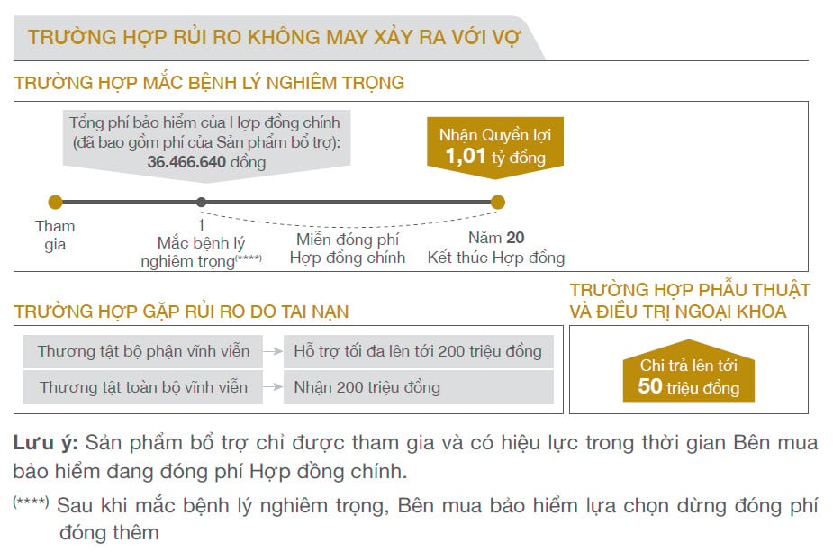 TRƯỜNG HỢP XẢY RA RỦI RO VỚI VỢ