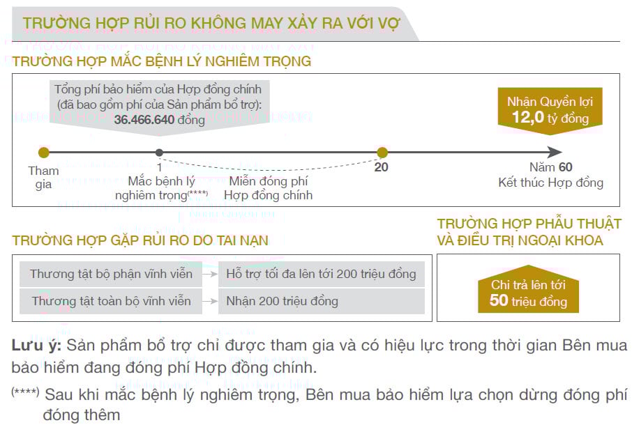 TRƯỜNG HỢP XẢY RA RỦI RO VỚI VỢ