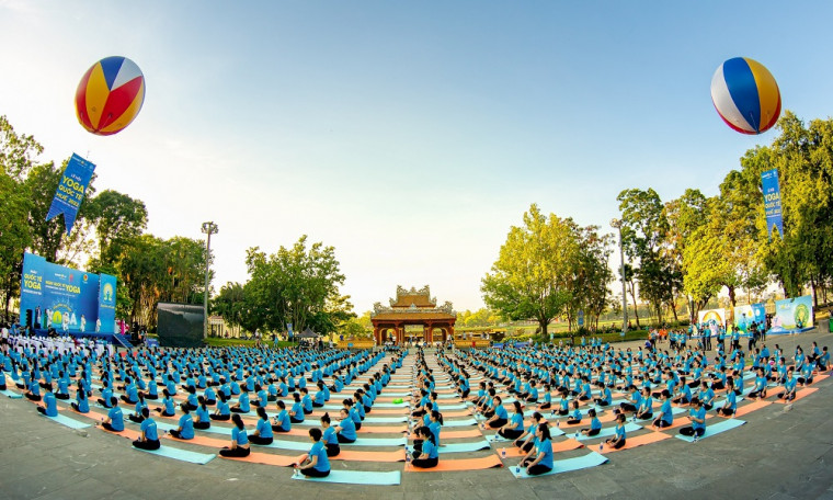 Chương trình đồng diễn Yoga lớn nhất tại tỉnh Thừa Thiên Huế