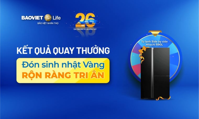 Kết quả quay thưởng chương trình "Đón sinh nhật vàng - Rộn ràng tri ân"