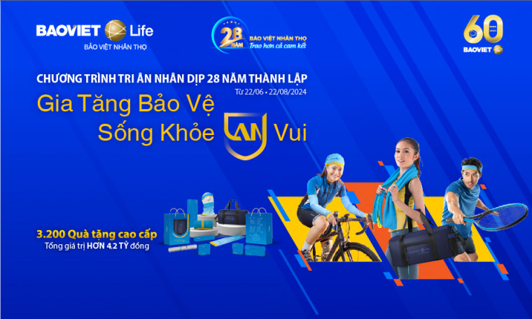 Chương trình khuyến mại "Gia tăng bảo vệ, Sống khỏe An vui"