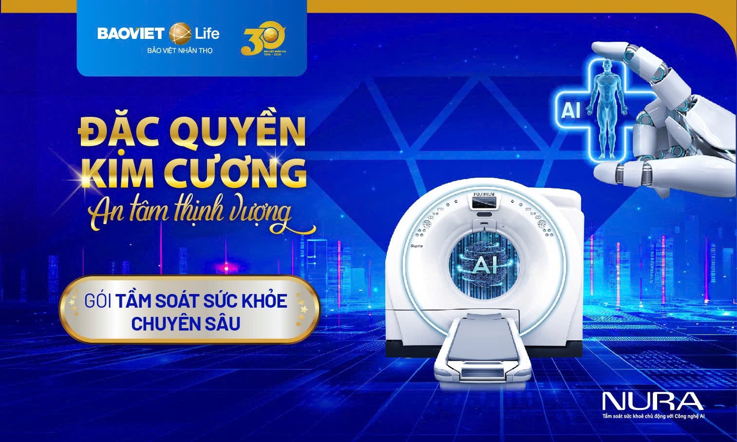 Mở rộng phạm vi thực hiện chương trình tặng quà "Đặc Quyền Kim cương- An tâm thịnh vượng"
