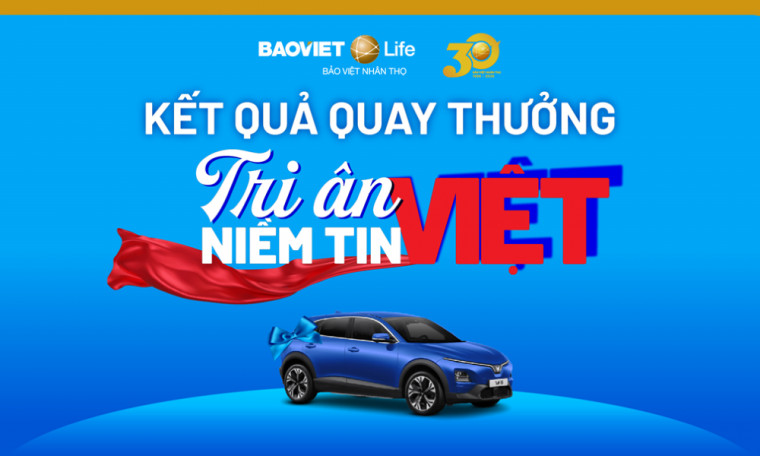 Kết quả quay thưởng Đợt 3 chương trình khuyến mại "Tri ân Niềm tin Việt" - Chủ nhân giải thưởng oto đã hé lộ