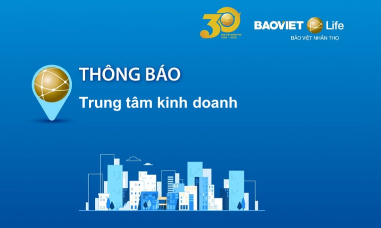 Thông báo thành lập Trung tâm Kinh doanh, GA