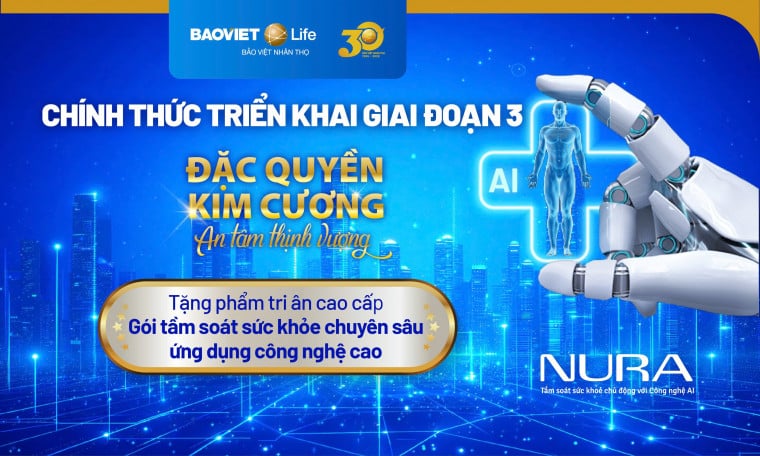 Chương trình tặng quà "Đặc quyền Kim Cương – An tâm Thịnh Vượng" giai đoạn 3