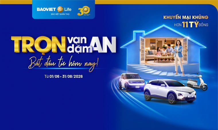 Chương trình khuyến mại "TRỌN VẠN DẶM AN"