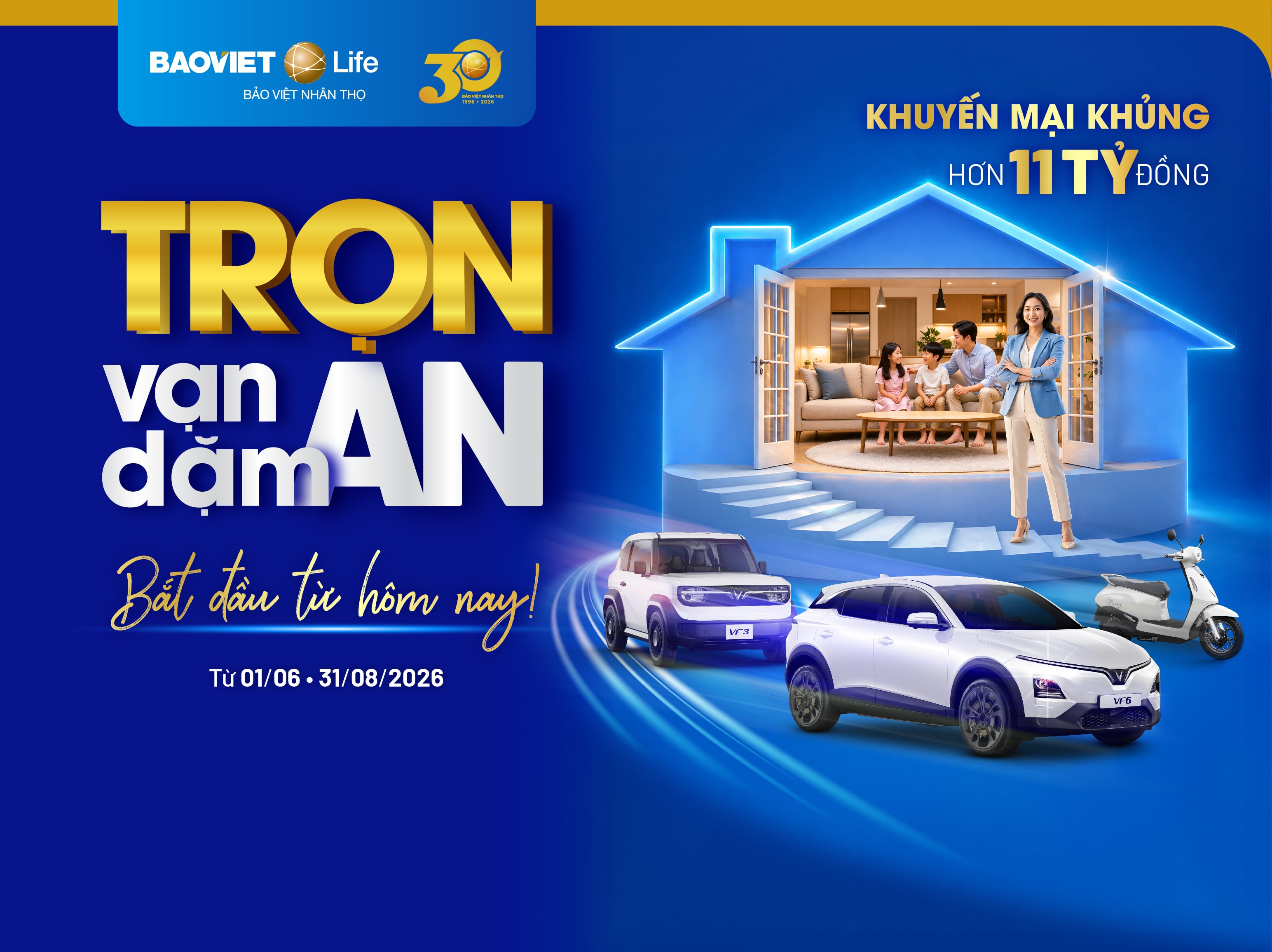 Chương trình khuyến mại "TRỌN VẠN DẶM AN"