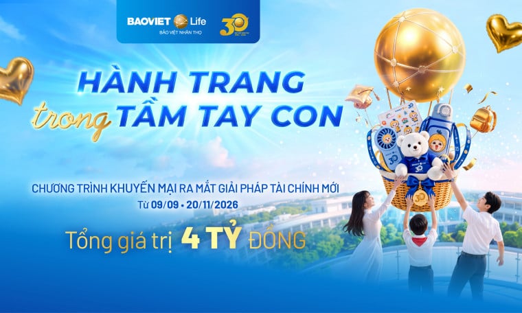 Chương trình khuyến mại "Hành trang trong tầm tay con"
