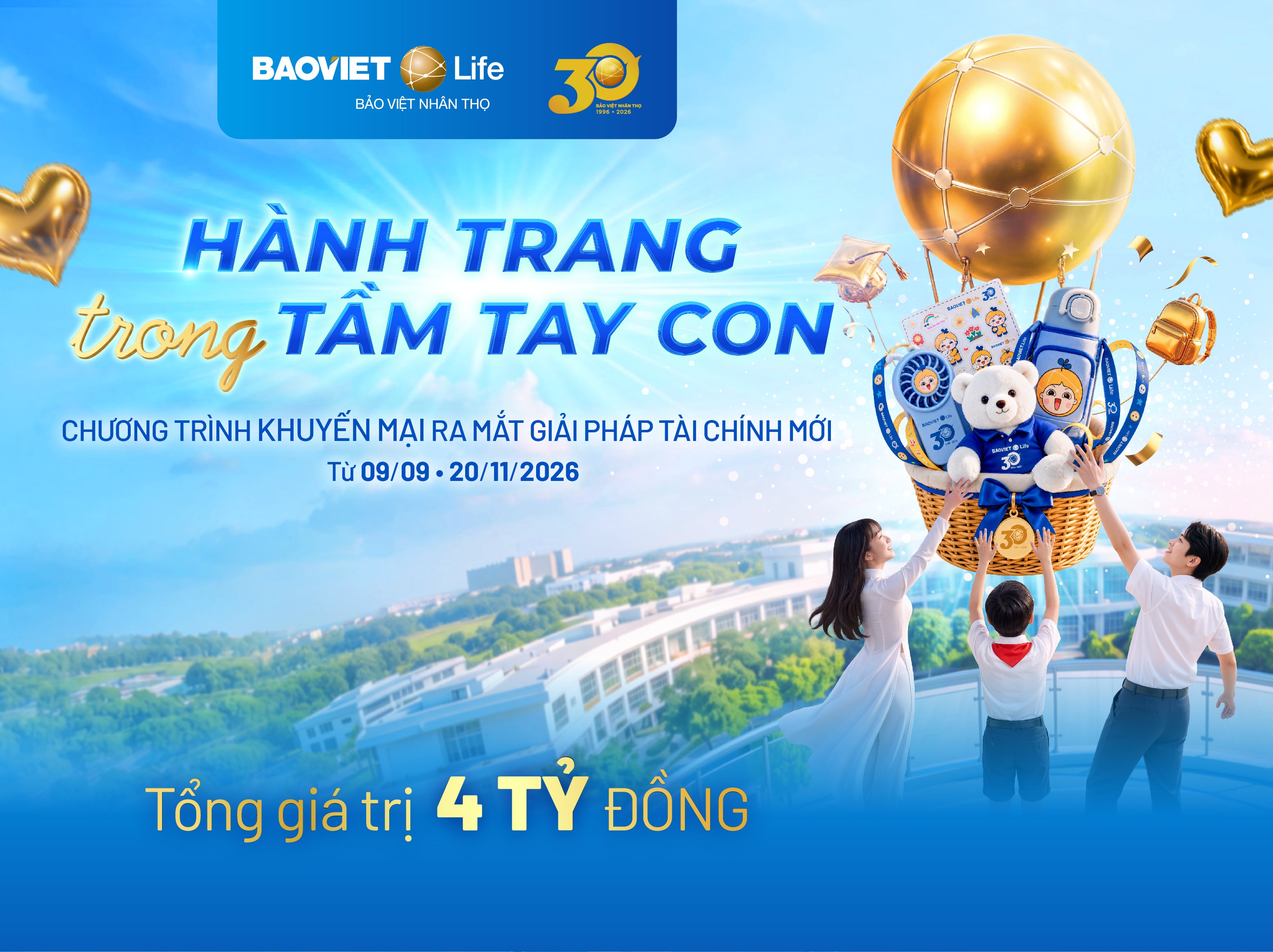 Chương trình khuyến mại "Hành trang trong tầm tay con"